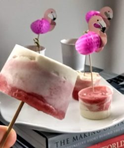 Coconut Berry popsicles