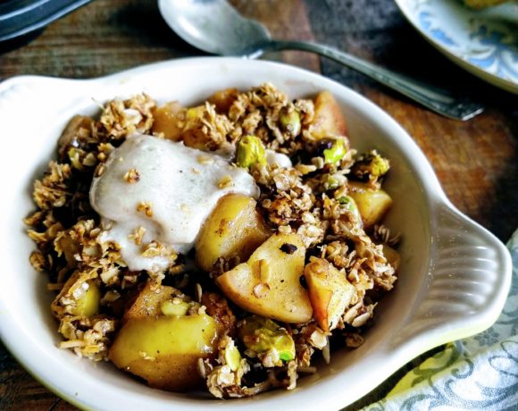 skillet apple granola