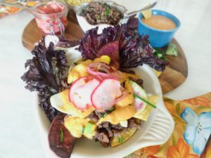 Nachos with creative chips