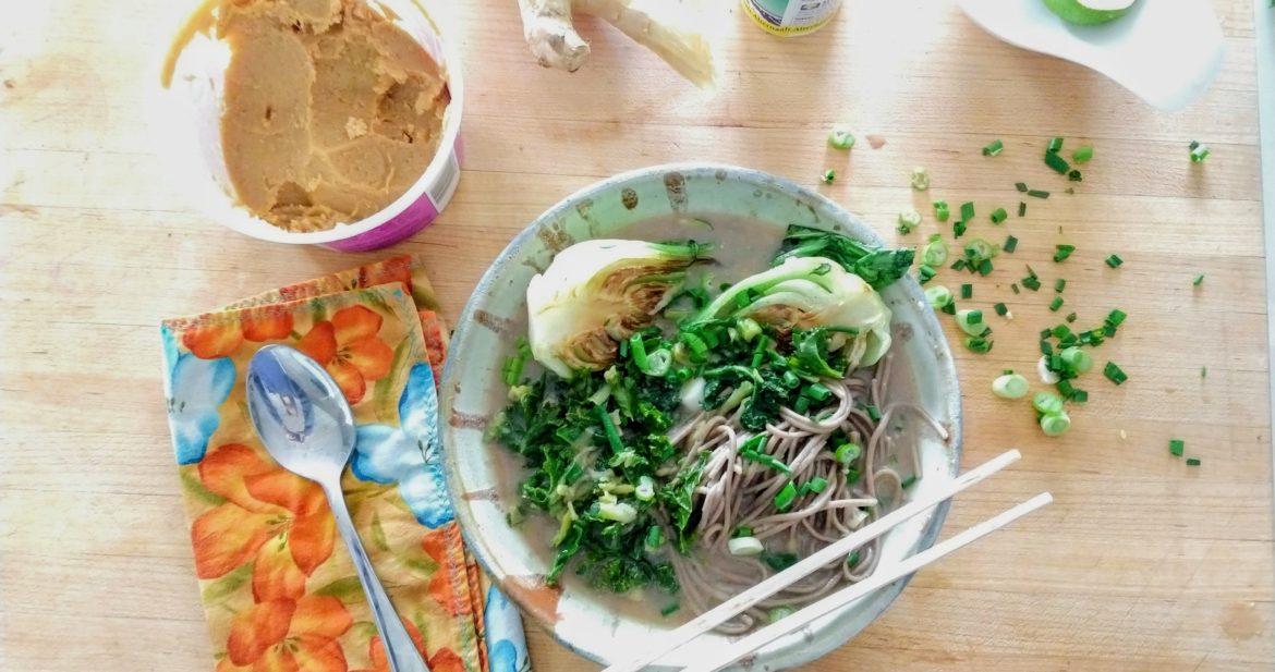 soba miso soup