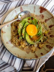 egg avocado bowl