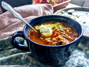 Tukey Chorizo Chili Soup