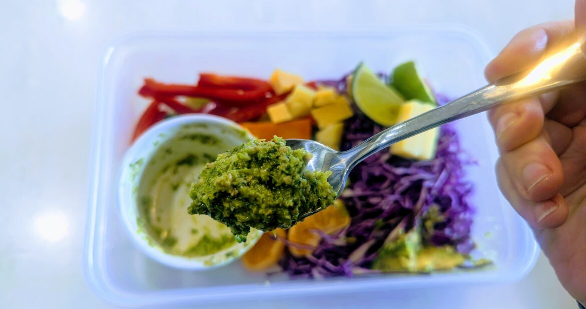 Orange Broccoli Pesto