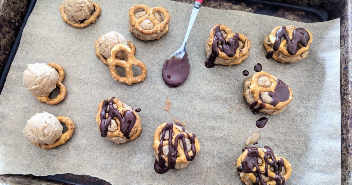 nice cream pretzel bite