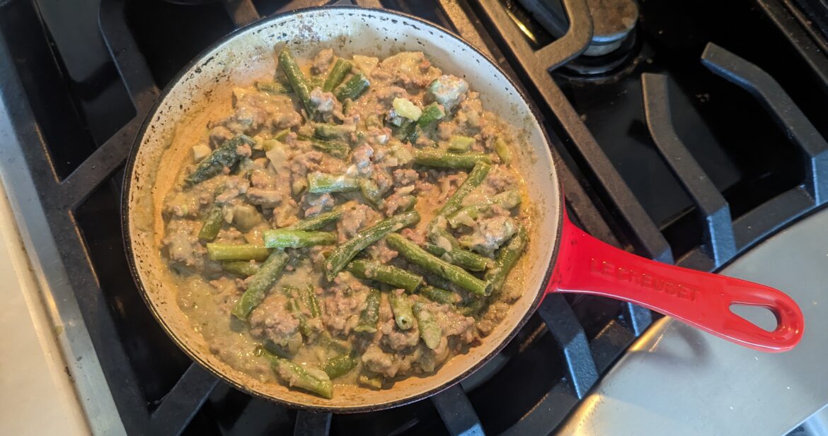 Green Bean and Beef Casserole