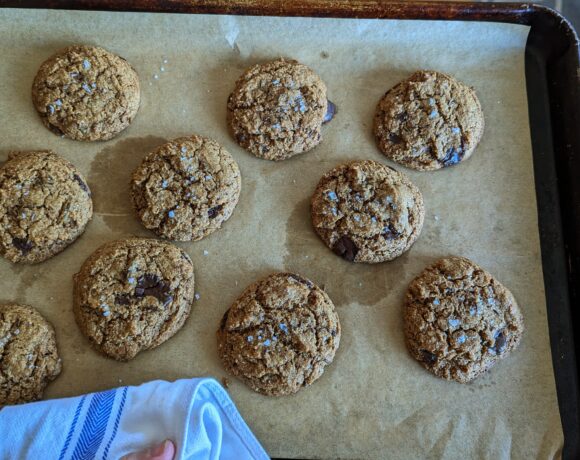 Apricot & Chocolate Chip Rye Cookies