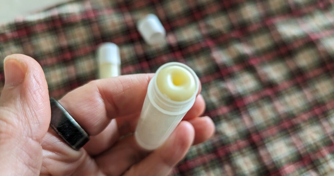 homemade lip balm