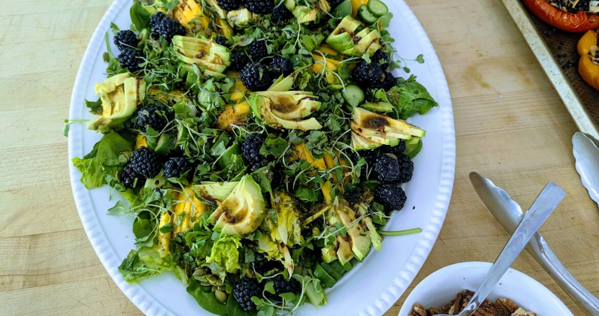 Mango Blackberry Salad