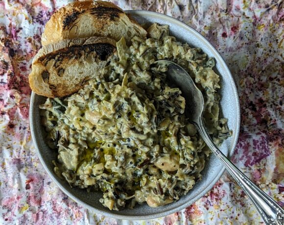 vegan spinach artichoke dip