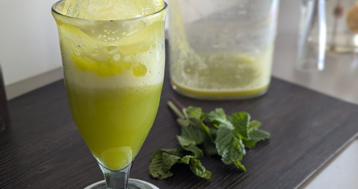 pineapple mojito mocktail