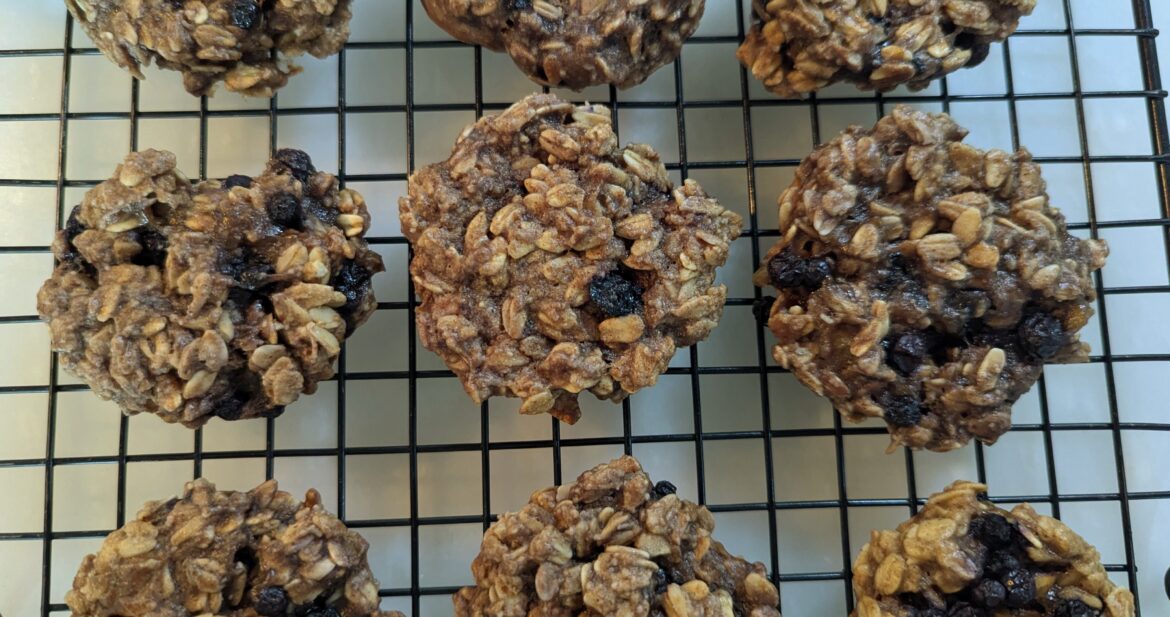 gf banana oatmeal cookie