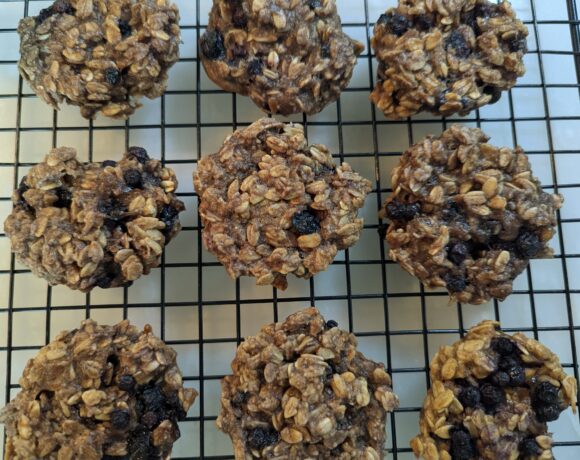 gf banana oatmeal cookie