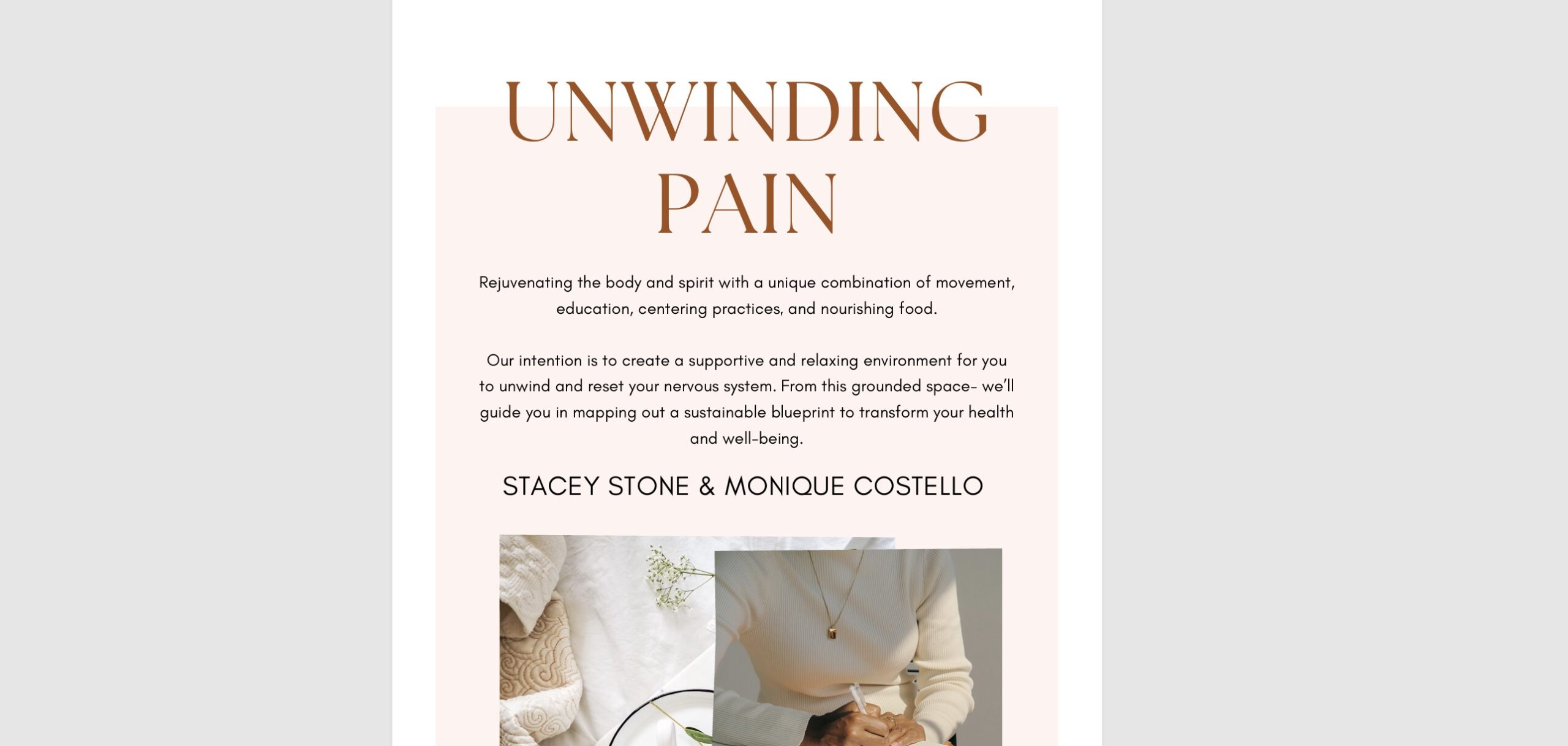 Unwinding Pain Retreat