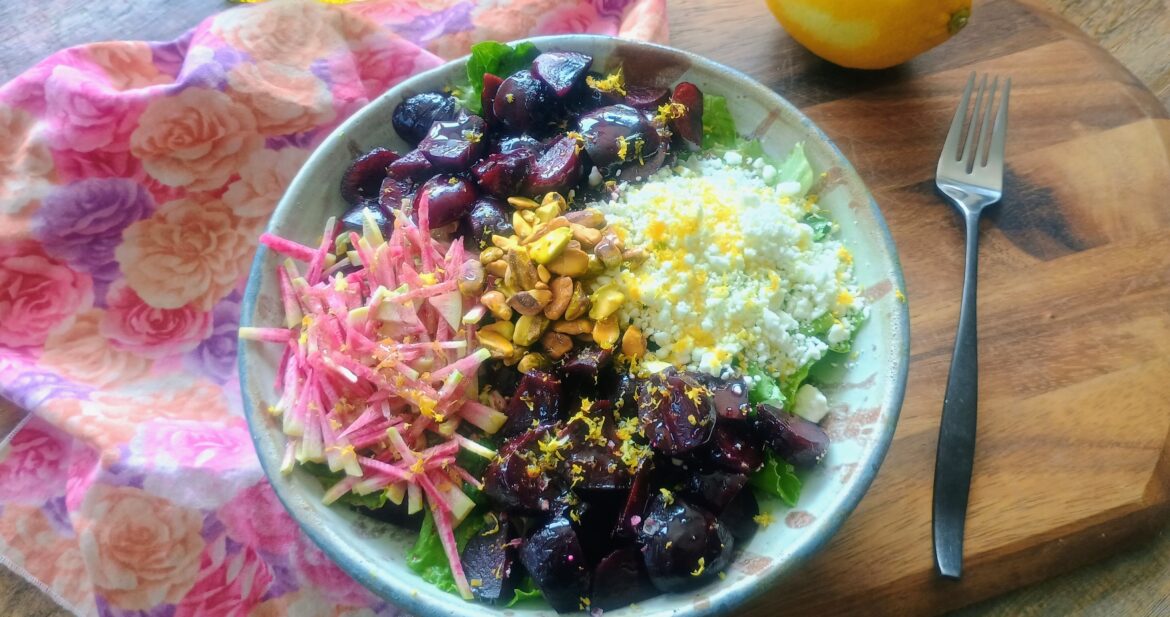 cherry beet salad