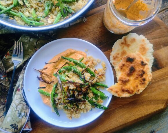 Green Beans and Kimchi
