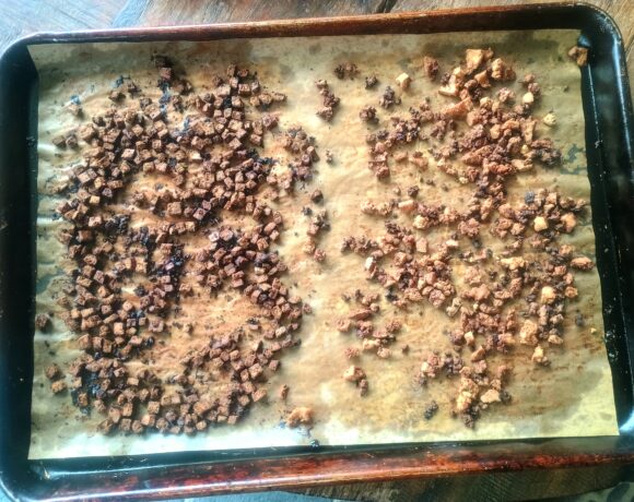 Vegan Bacon Croutons