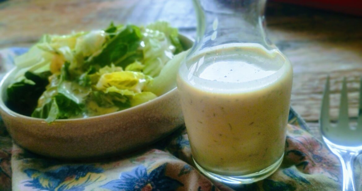 tahini dill pickle dressing