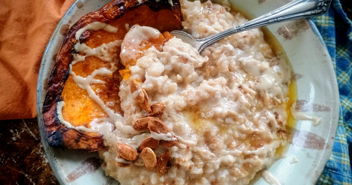 Maple Tahini Oatmeal