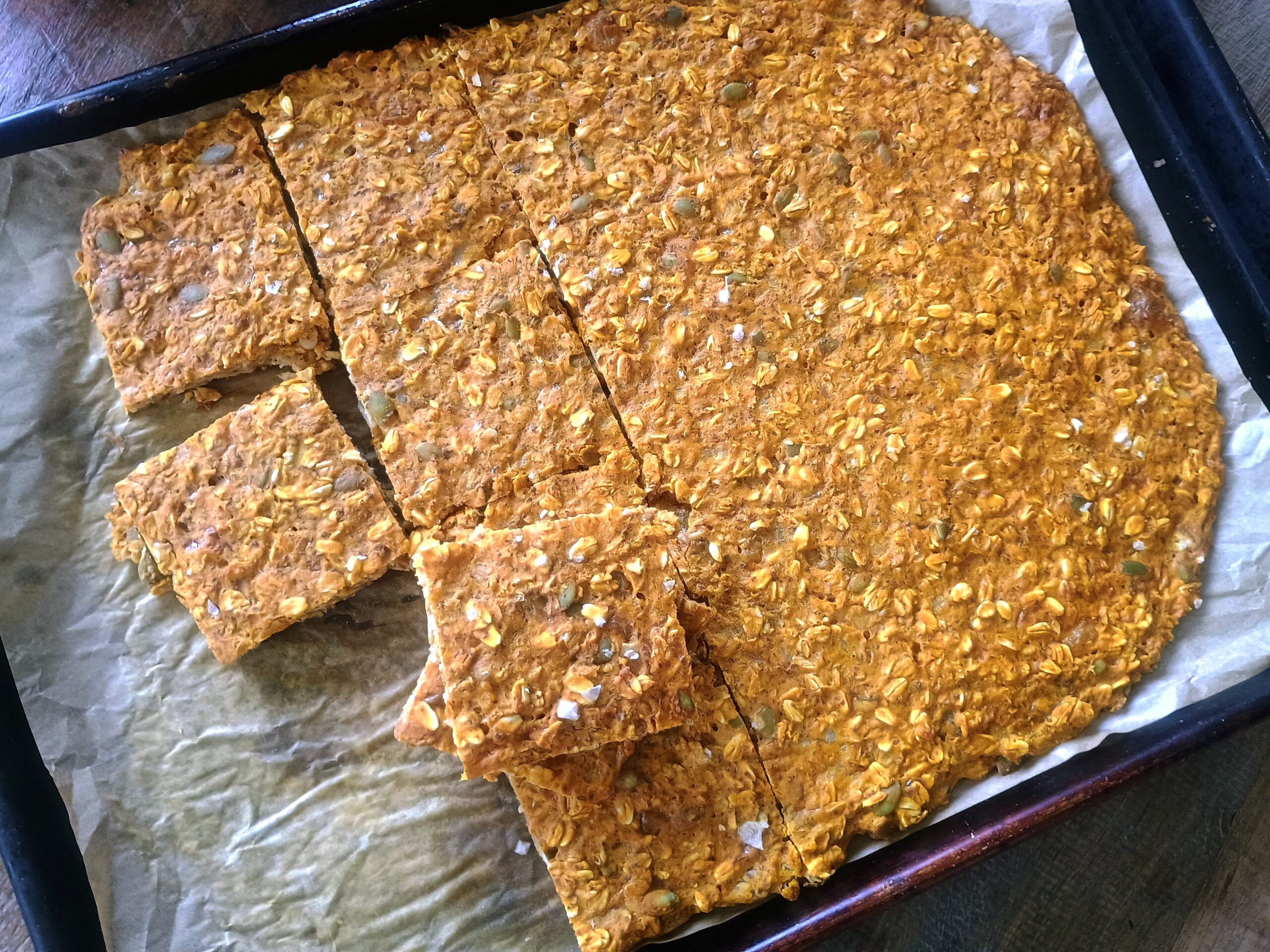 Pumpkin Protein Sheet Bread {gf}