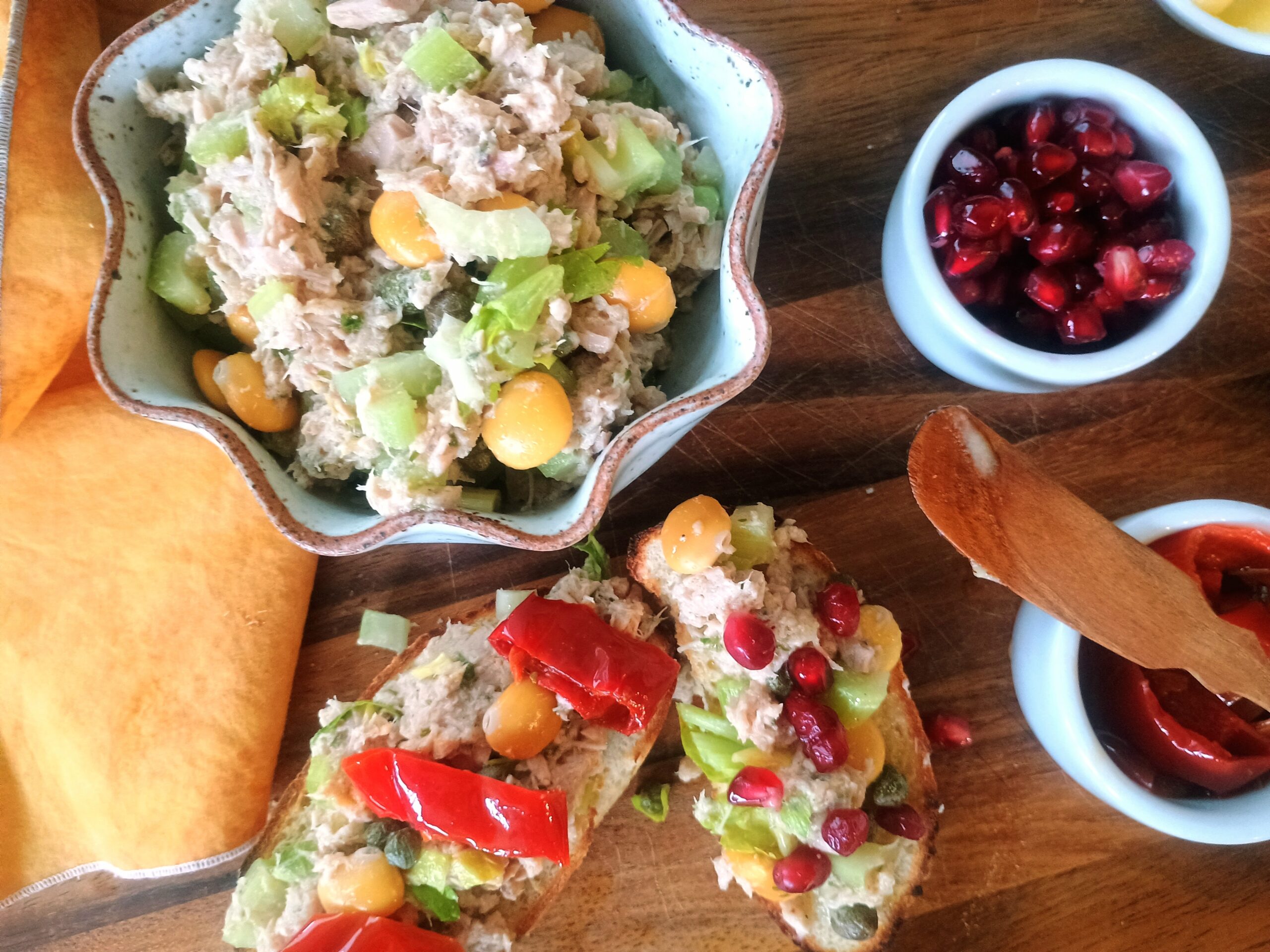 No Mayo Tuna Fish Salad {gf, v}