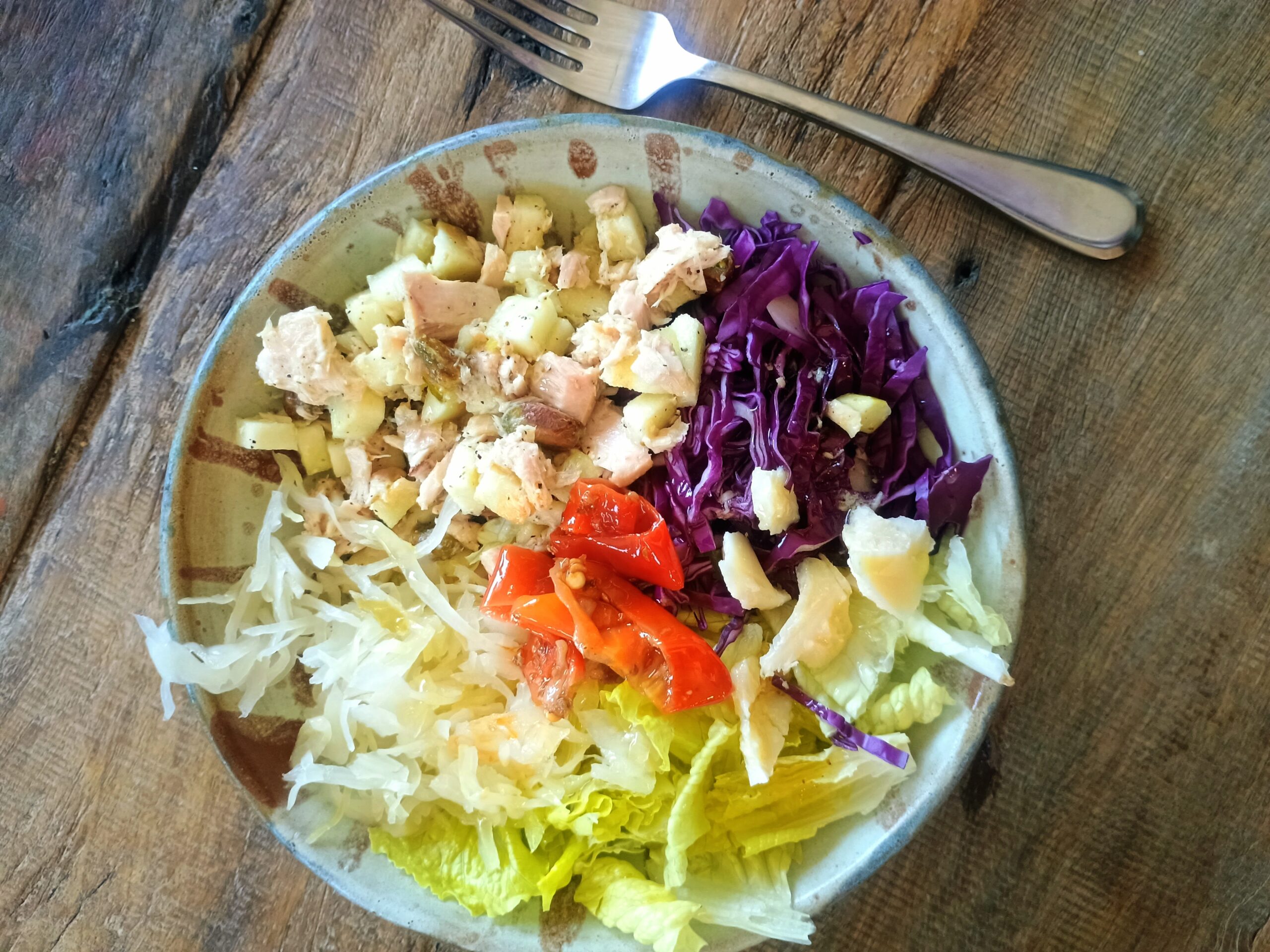 Apple Tuna Salad, No-Mayo  {gf, v}