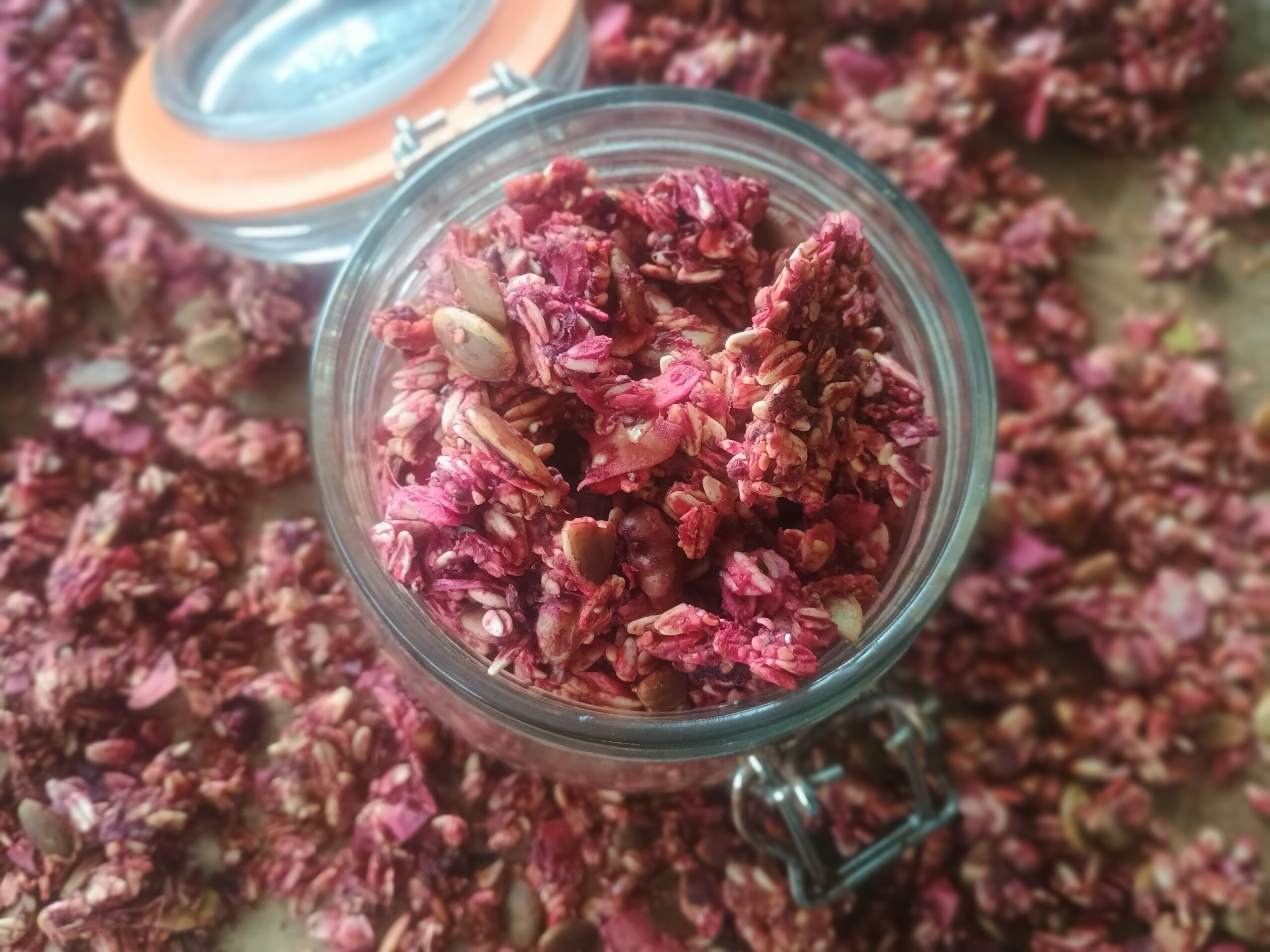 Beet Ginger Granola  {gf, v}