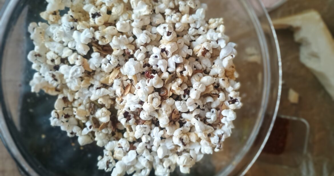 Diabetic friendly popcorn