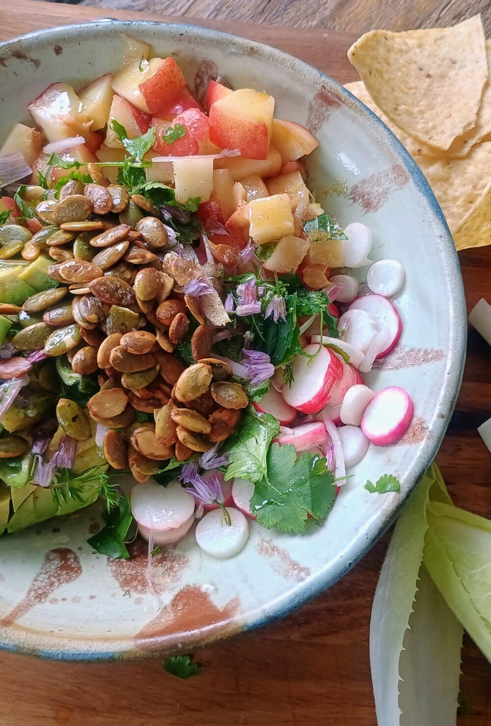 Peach Avocado Salad